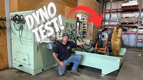 No room for ERROR!! Dyno testing a caterpillar D10N transmission