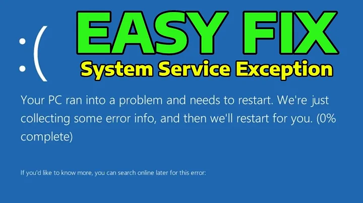 (2025) Fix Stop Code Service Exception BSOD Error in Windows
