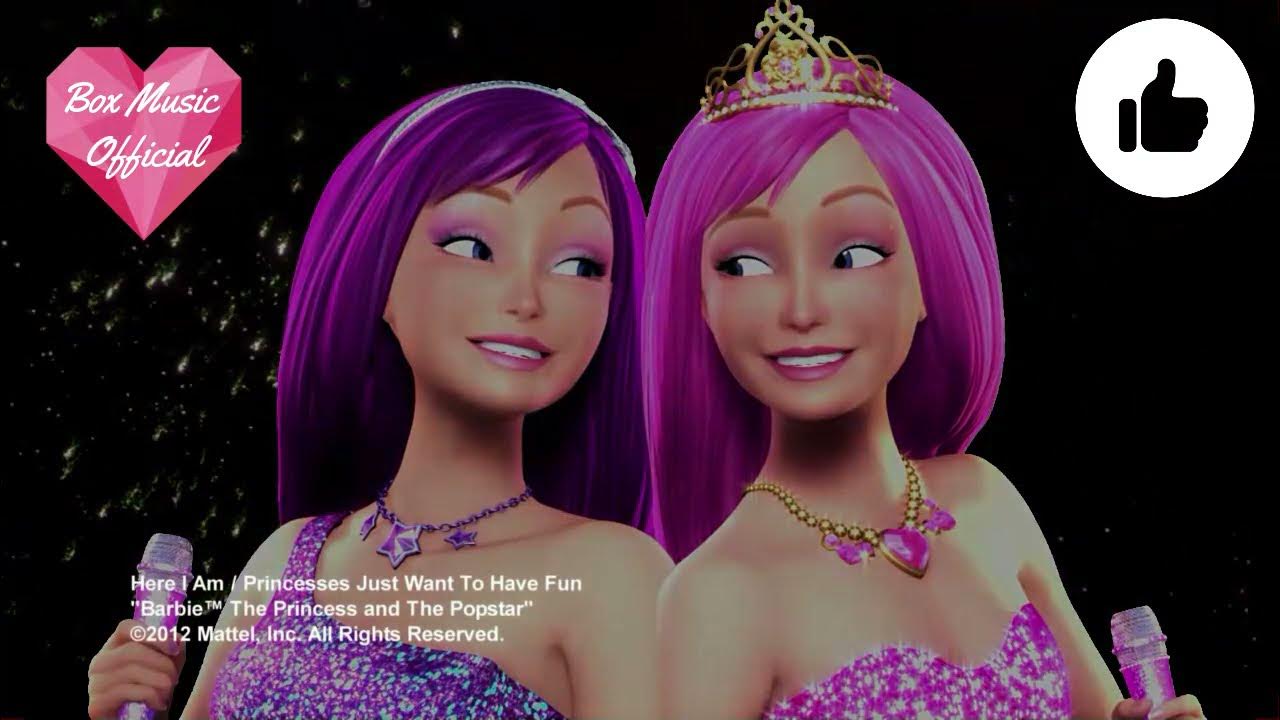Videoclipe AQUI ESTOU 💜🎤, Barbie A Princesa e a PopStar