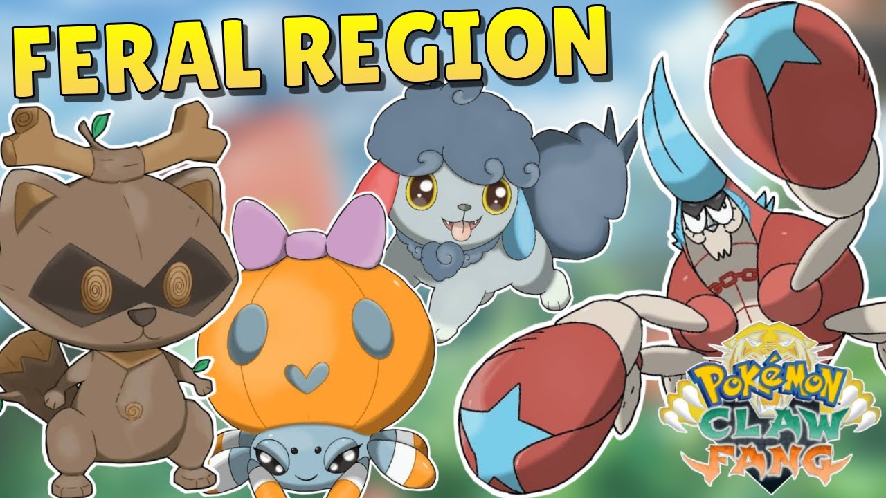 New WILD Pokemon Region - Pokemon Claw And Fang - Fakemon - YouTube