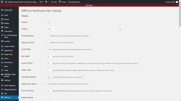 WPFront Notification