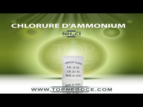 Vidéo: Chlorure D'ammonium - Production, Propriétés, Application