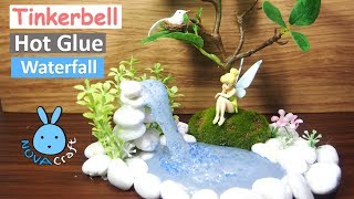 Hot Glue Waterfall Tutorial Tinkerbell Real Life Hot Glue DIY Life Hacks for Crafting Art #001