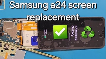 Samsung A24 a245 screen replacement and disasembly step by step voice guide