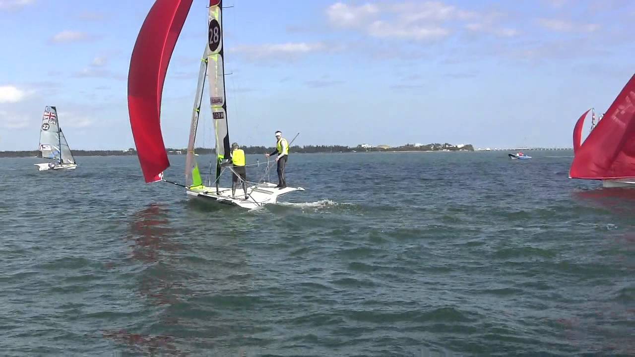 2014 North American Championship   49er   Race 9   finish