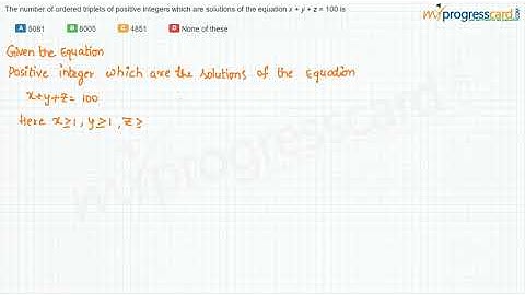 The number of ordered triplets of positive integers which are solutions of the equation
