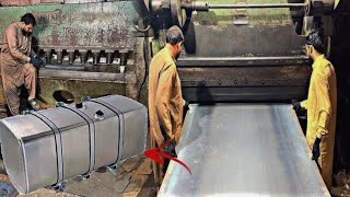 : How To Make 600 Liter Custom Fuel Tank || Manufacturing Process of Fuel Tank