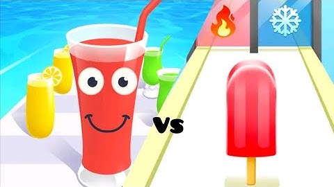 juice run vs popsicle sticks noob vs Pro vs hacker all max level iOS gameplay 🤩 #satisfying