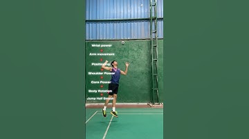 How to smash in badminton? Learning series part 1