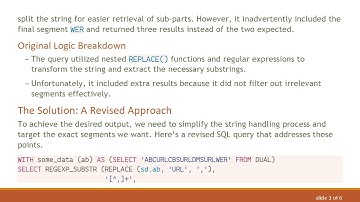Mastering Regular Expressions in SQL: Extracting Substrings with Precision