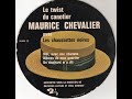 Maurice chevalier    le twist du canotier    1962