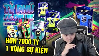 BÙNG NỔ BUỔI MỞ THẺ FULL SỰ KIỆN TỶ PHÚ FC ONLINE HƠN 7000 TỶ | Tabi Tuấn Anh