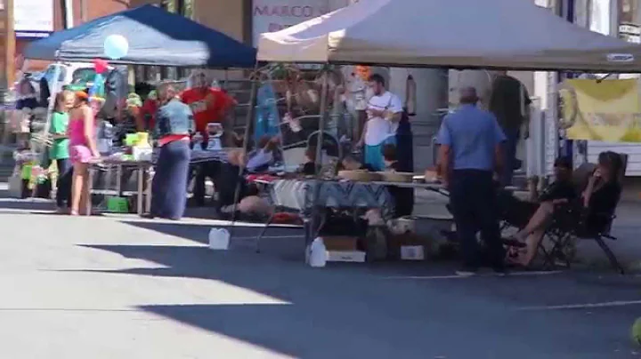 Joe Krushinsky, Cancer Telethon booth, Lansford Alive Vendor and Craft Fair, Lansford, 9-27-2014