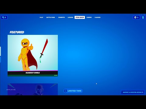 gildedguy bundle fortnite itemshop preview vid trending