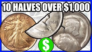 Top 10 Half Dollar Errors Over $1,000 - Valuable & Crazy Mint Error Half Dollars Worth Money