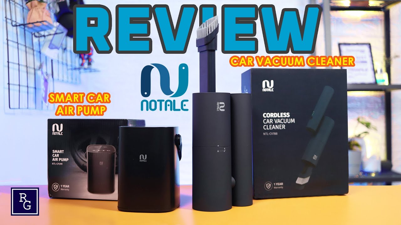 Review Notale Smart Car Air Pump dan Cordless Car Vacuum Cleaner