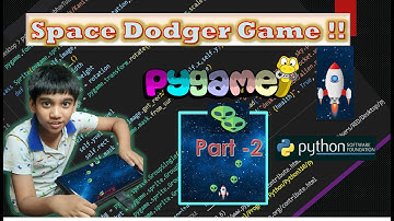 Space Dodger Game Tutorial -2 : PyGame Sprites Clones and Movements