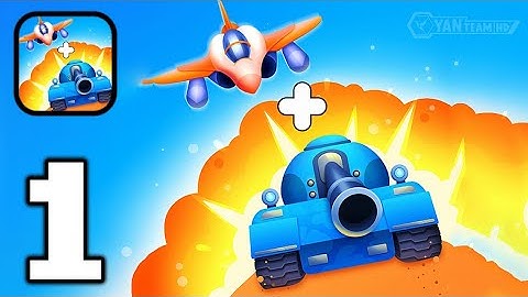 Merge Army: Military Defense - Gameplay Walkthrough Part 1 Tutorial Defeat Enemy Troops (Android)