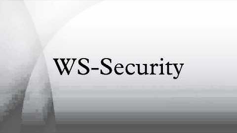 WS-Security