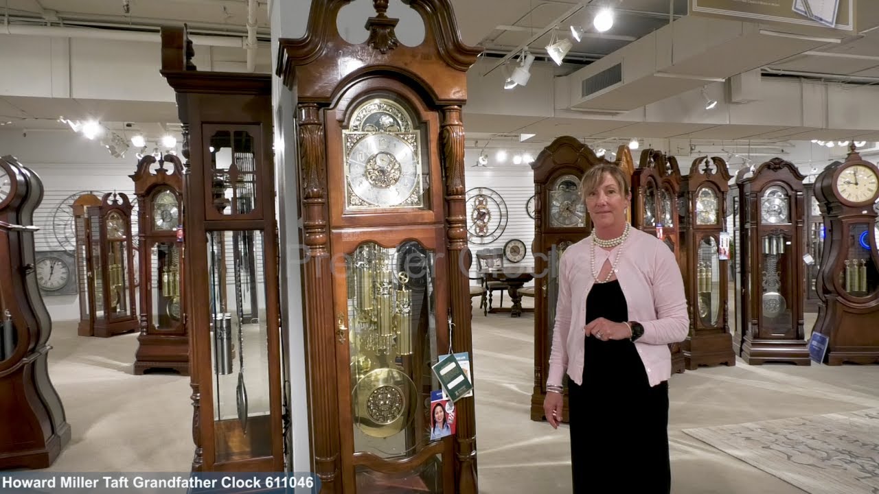 Howard Miller Taft Grandfather Clock 611046 at Premier Clocks - YouTube