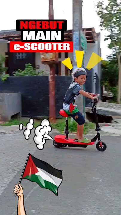 Test Drive Ngebut Naik SKUTER LISTRIK Beli di Shopee!