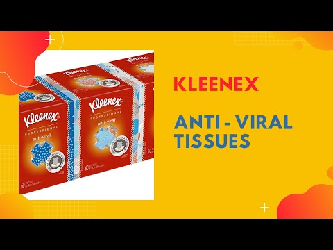 Kleenex Anti Viral Tissues! Kills 99.9% of  Viruses!