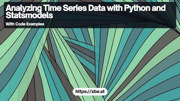 Analyzing Time Series Data with Python and Statsmodels
