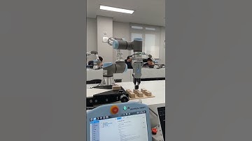 implement palletizing as a URscript #universalrobots #robot #cobot #로봇캠퍼스