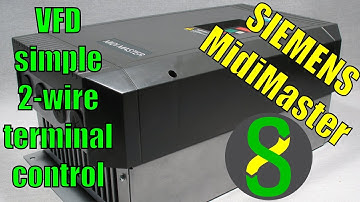 VFD simple 2-wire terminal control - Siemens MidiMaster