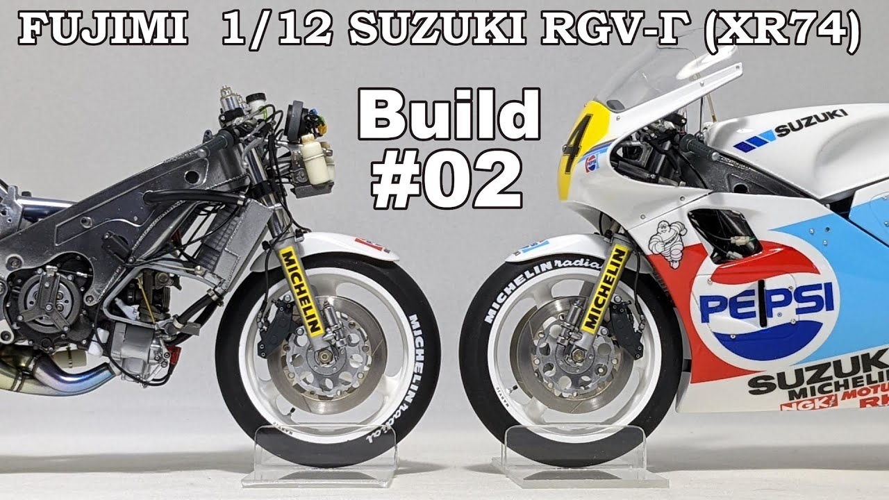 Fujimi Bike Series 1/12 Suzuki RGV-gamma 1988 Late Model Plastic Model XR74 