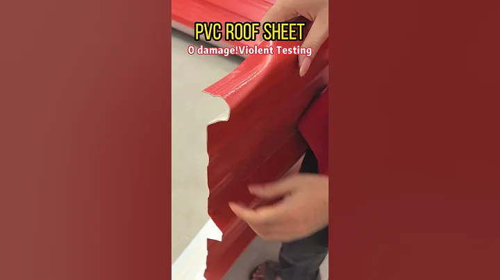 Pvc Roof Sheet！0 Damage！Violent Testing #youtube #factory #building #b2b #construction #pvc #fyp