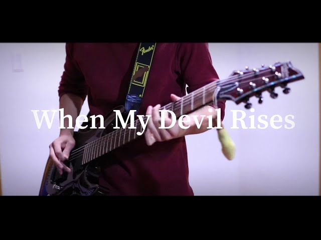 【MAN WITH A MISSION】 When My Devil Rises ギター弾いてみた (cover by かた) class=