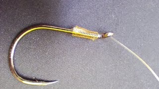 Best fishing knot, Easy Way To Snell A Hook #fishing