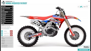 Backyard Design ID-Tool Tutorial english - Motocross graphics configurator