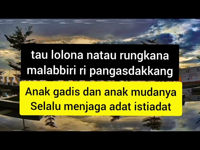 Butta kalassukanku - lagu makassar viral tiktok {Lirik dan terjemahan} class=