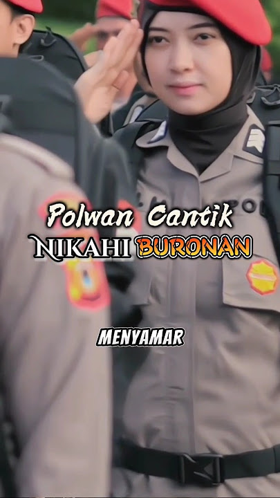 Polwan Cantik Nikahi Buronan Kelas Kakap, Saat Akad Lansung di Tangkap