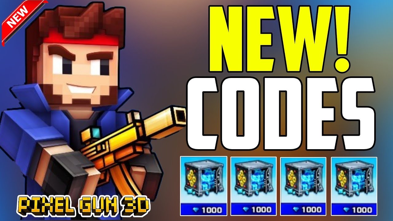 *NEW* PIXEL GUN 3D CODES JANUARY 2023 || PIXEL GUN 3D PROMO CODES 2023 ...