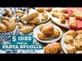 5 IDEE per ANTIPASTI con la Pasta Sfoglia | Easy Puff Pastry Recipe Ideas | 55Winston55