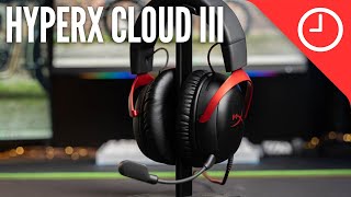 HyperX Cloud III – Wired Gaming Headset, PC, PS5, Xbox Series XS, Angled  53mm Drivers, DTS, Memory Foam, Durable Frame, Ultra-Clear 10mm Mic, USB-C,  USB-A, 3.5mm – Black 