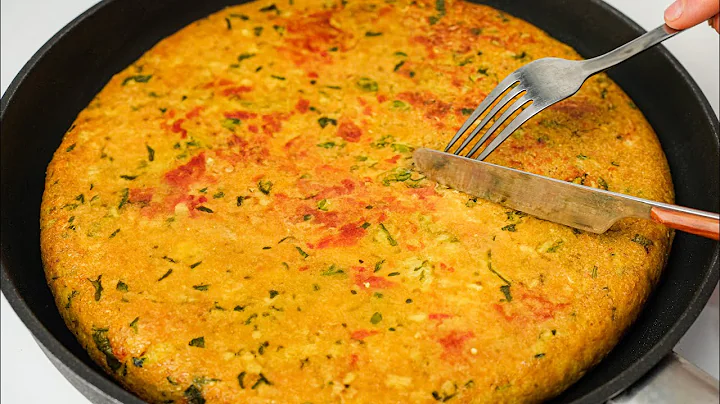 150g Chickpeas and 1 Zucchini! Now Everyone Eats This Vegan Dish! Incredibly Delicious!