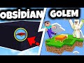 OBSİDİAN ve GOLEM ile TROLLEDİM! (efsane) Minecraft BEDWARS