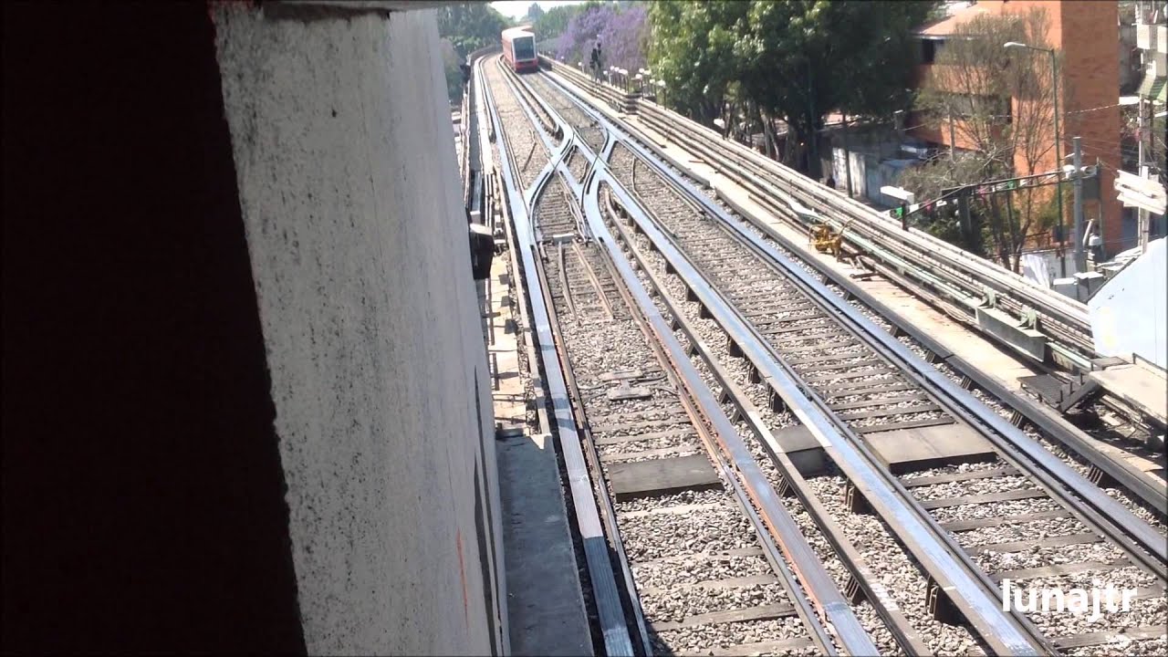 Metro maniobras cambio de via línea 4 Martin Carrera- Santa Anita