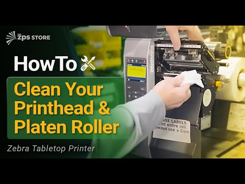 How to Clean Your Printhead and Platen Roller - Zebra Tabletop Printer