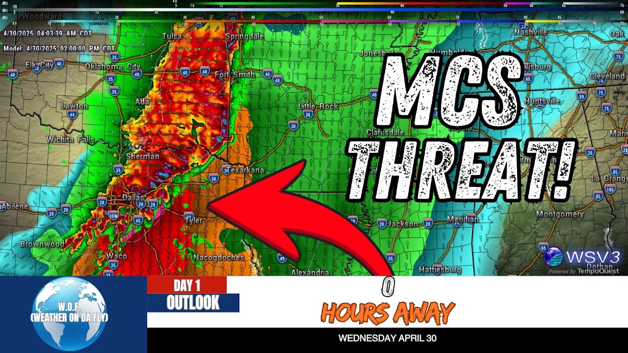 ⚠️ Severe Storms Today: Tornado, Hail, and Wind Risks! April 30 - YouTube