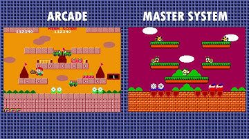 Arcade Vs Master System - Rainbow Islands: The Story of Bubble Bobble 2