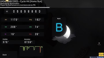 Six digit cycle hit pass
