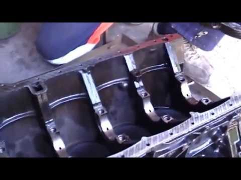 капитальный ремонт двигателя м 102 мерседес w 124  engine overhaul Mercedes w 124 102 m