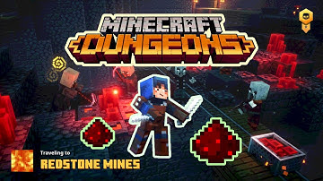 Minecraft Dungeons: Gameplay Walkthrough | Part 5 - Redstone Mines [1080p 60FPS]