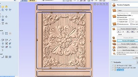 FILE Thiết kế Sẵn Hộp đựng đồ Aspire 9.5 Cắt Phay CNC Hoa Văn Hộp + Download