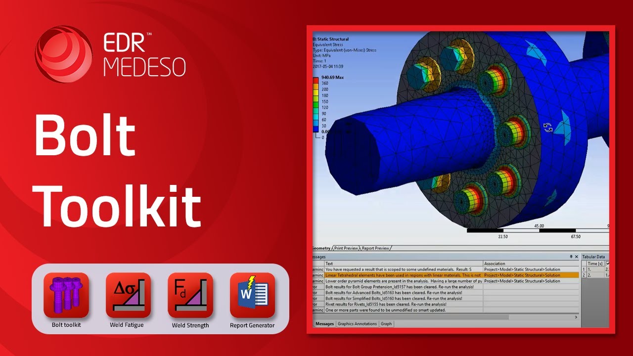 Bolt Toolkit App in Ansys Mechanical YouTube